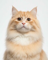 Fototapeta premium High-Resolution Realistic Portrait of a Persian Cat with Detailed Fur and Expressive Eyes