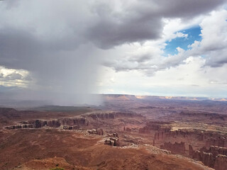 Storm in the Canyonlands National Park in Utah, USA