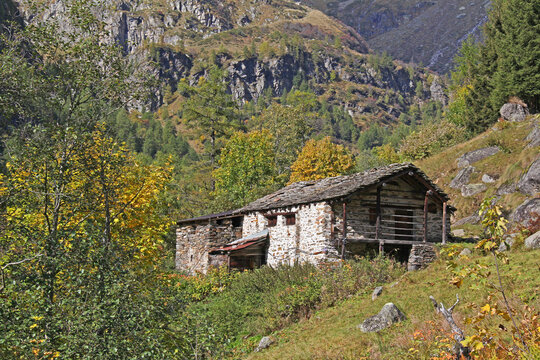 l'Alpe di Bitz sopra Alagna (Valsesia)
