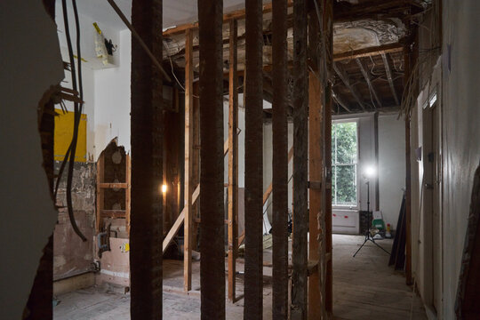 Room under renovation