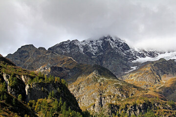 il Corno Nero nel gruppo del Monte Rosa