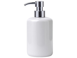 Obraz premium Sleek White Pump Bottle for Efficient Dispensing