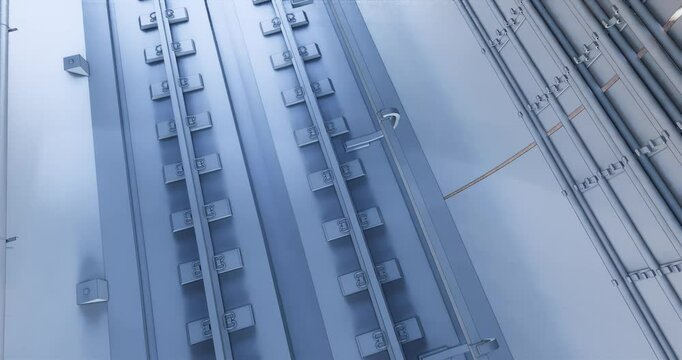 3D BIM model of the metro tunnel