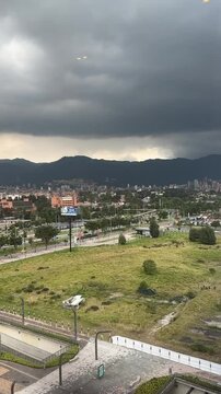 vista hacia la colina