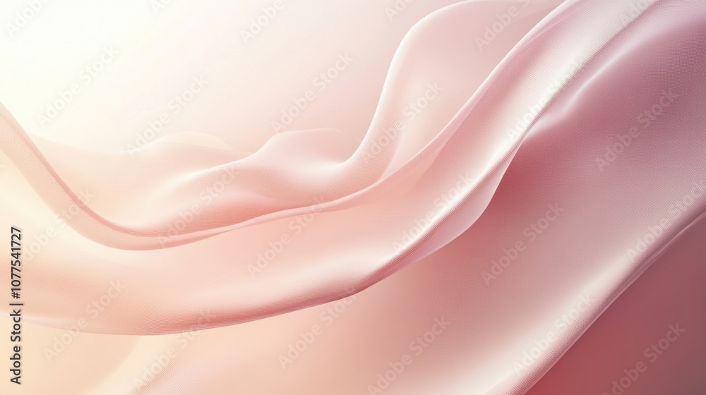 Poster gentle pastel colors flow seamlessly, creating an abstract display that evokes calmness and tranquil