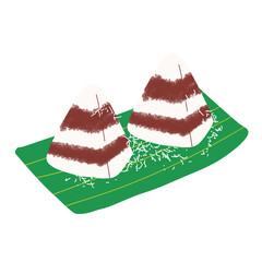 Indonesian Traditional Cake Illustration