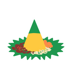 Indonesian Traditional Cake Illustration