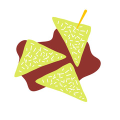 Indonesian Traditional Cake Illustration