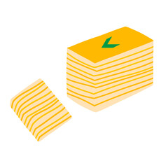 Indonesian Traditional Cake Illustration