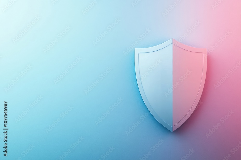 Aufkleber a shield symbol is displayed prominently on a gradient background, conveying the essential role of c