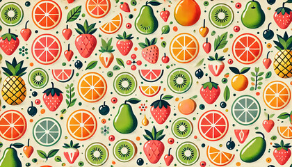 Fruit assortment pattern