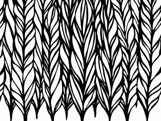 black and white seamless pattern