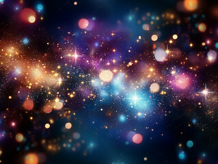 Obraz premium abstract christmas background with stars