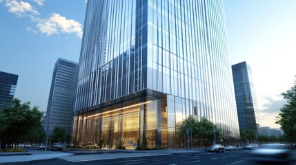 Obraz premium Modern Skyscraper Architecture