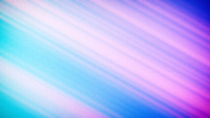 Vibrant 4K gradient background with diagonal streaks of cyan, pink, and blue hues, featuring a grainy texture, perfect for modern digital designs