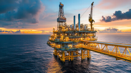 Using machines and robots to do jobs in the oil and gas industry, making things more efficient and safe.