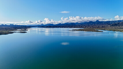 view of the lake 