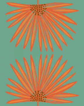 Minimal Palm Leaf Illustration