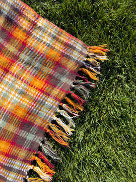 Fall Picnic blanket in Grass nobody 