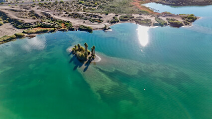Island in the lake 