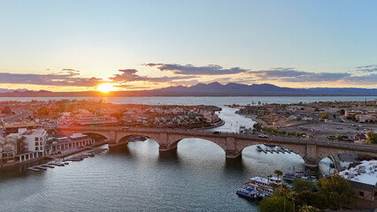 London Bridge in the sunset 
