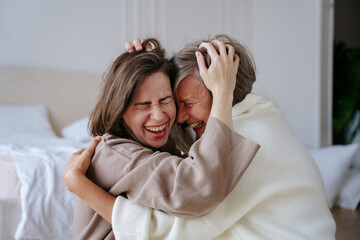 Mother with her adult daughter