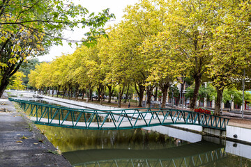 Leiria, urban park along the Lis River © Downunderphoto