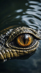 Lizard and Reptile Wildlife Macro Shot in Australian Desert with Focus on Eye and Scales