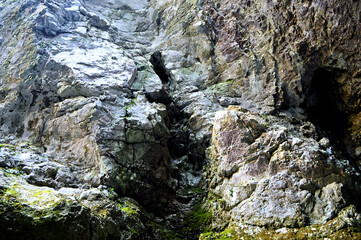 waterfall in the cave