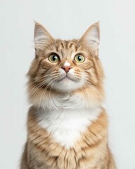 Majestic Maine Coon Cat Portrait with Fluffy Mane and Intense Gaze for Pet Lovers


