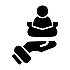 yoga Solid icon