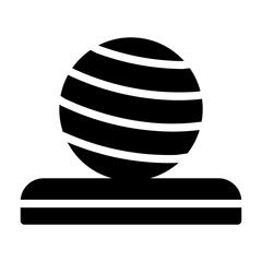 balance ball Solid icon