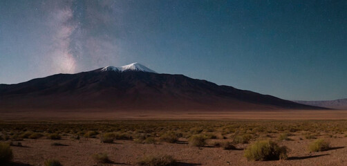 Starry Sky with Constellations over the Atacama Desert, Chile