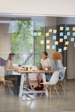 Group meeting at modern office 
