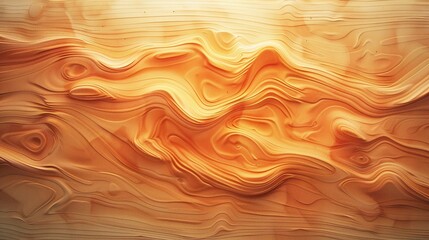 Fototapeta premium abstract wooden texture, flowing wood grain, warm tones, layered organic pattern, artistic natural material, light and smooth wooden surface