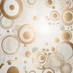 Abstract background with circular patterns and neutral tones, perfect for modern designs. Generative AI