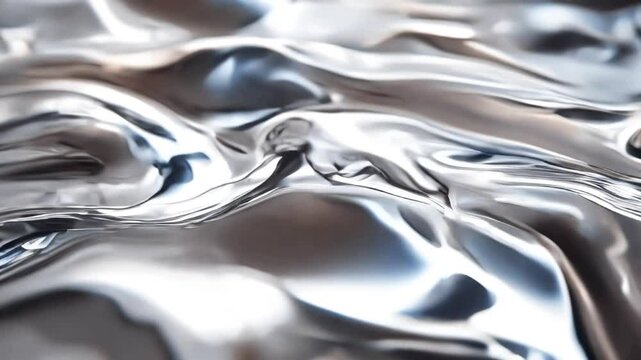 abstract metal background of water