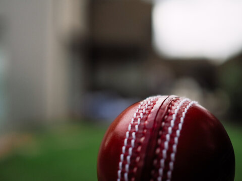 Red cricket ball