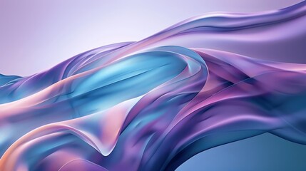 Elegant Fluid Glass Shapes Background