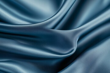 Obraz premium A blue fabric with a pattern of waves
