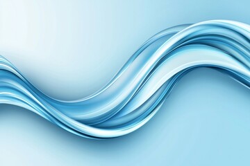 Fototapeta premium A blue wave with white dots on it