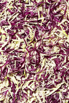 Shredded cabbage