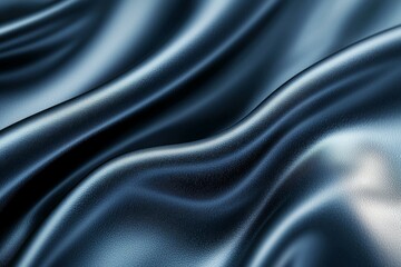 Obraz premium A blue fabric with a shiny surface