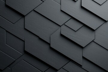 Fototapeta premium A black and white image of a wall with a pattern of squares