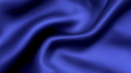 Obraz premium A blue fabric with a wave pattern