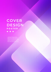 Purple Violet Pink And White Abstract Modern Cover Poster Design Background