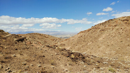 eastern Las Vegas looks so dry because we leave in desert