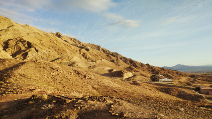 eastern Las Vegas looks so dry because we leave in desert