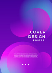 Colorful Minimalis Modern Cover Poster Design Background