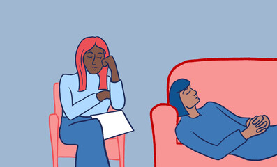 Psychology therapy session